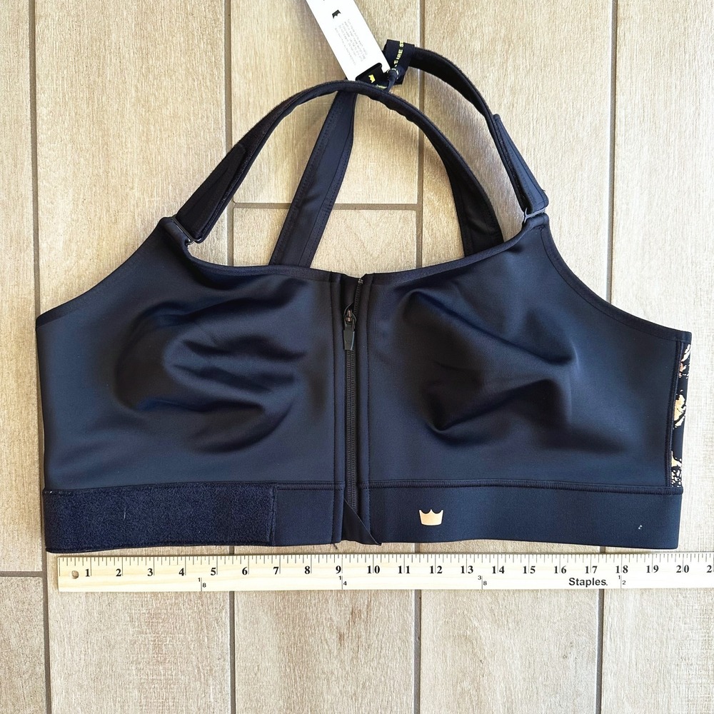 Shefit Womens Flex Sports Bra 5 Luxe Adjustable Front Zip Medium Impact Wirefree